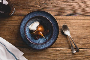 Spiced Chai Poached Pears - Jeeves & Jericho Chai